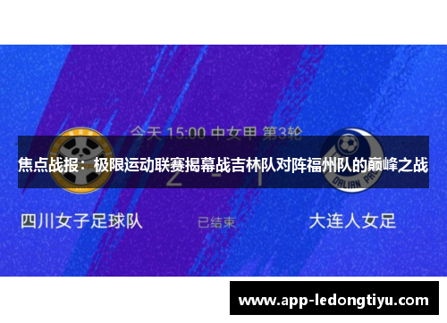 焦点战报：极限运动联赛揭幕战吉林队对阵福州队的巅峰之战